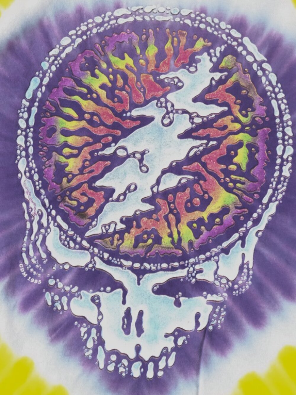 Grateful Dead Circle Summer tour Tie Dye T-Shirt S Sun Dog Colorful Hand Dyed - Picture 5 of 6